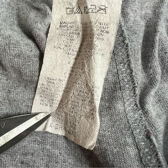 Disney Vintage Grumpy Y2K Gray Loungewear Pajama Capri Pants Size XL - Picture 7 of 10